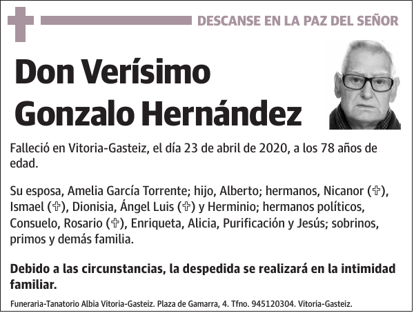 Verísimo Gonzalo Hernández