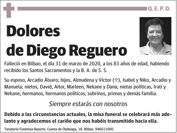 Dolores de Diego Reguero