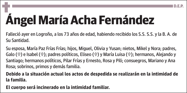 Ángel María Acha Fernández