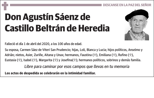 Agustín Sáenz de Castillo Beltrán de Heredia