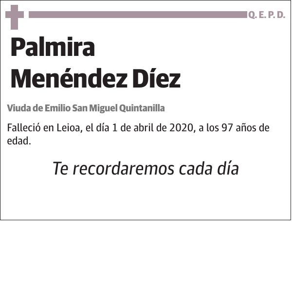 Palmira Menéndez Díez