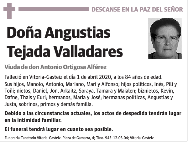 Angustias Tejada Valladares