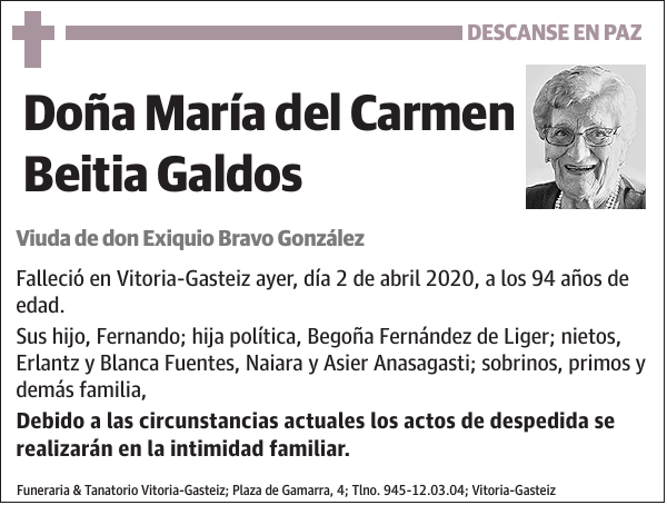 María del Carmen Beitia Galdos