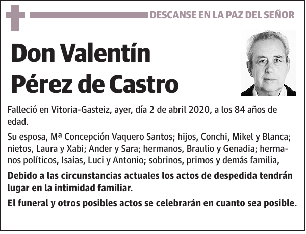 Valentín Pérez de Castro