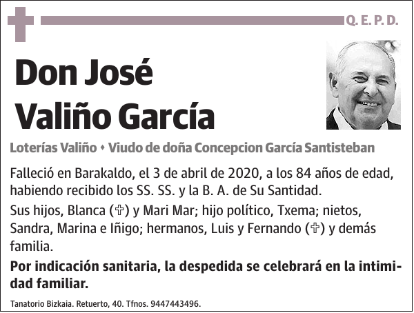 José Valiño García Loterías Valiño