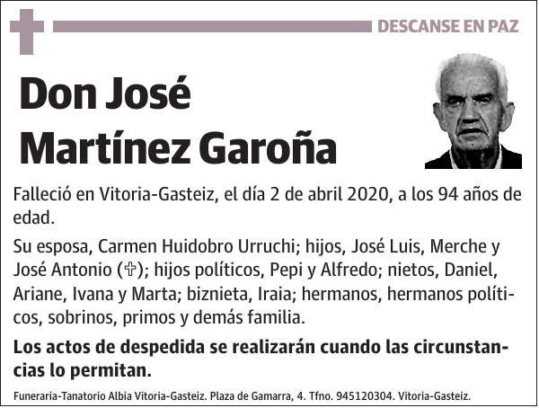 José Martínez Garoña