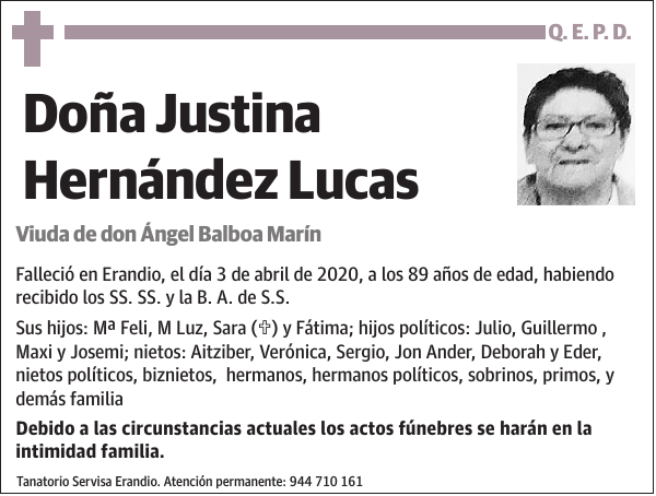 Justina Hernández Lucas