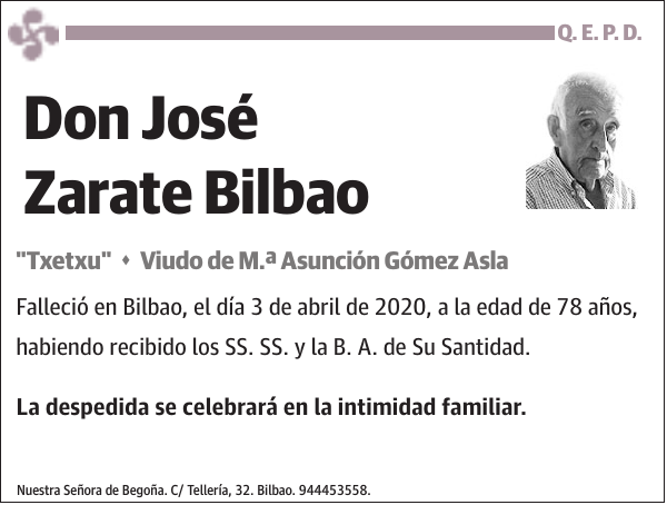 José Zarate Bilbao