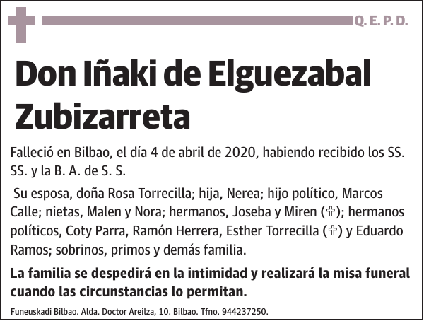 Iñaki de Elguezabal Zubizarreta