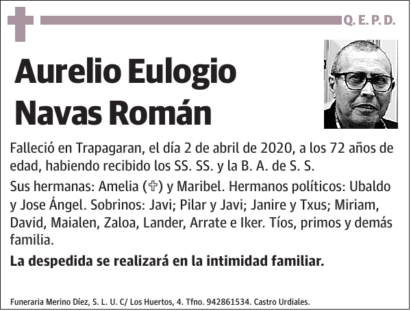 Aurelio Eulogio Navas Román