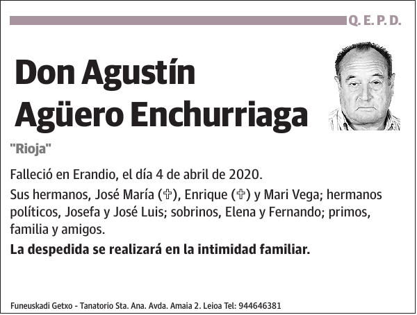 Agustín Agüero Enchurriaga