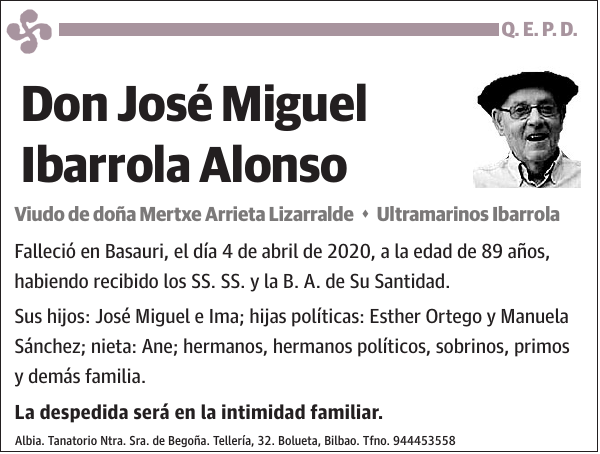 José Miguel Ibarrola Alonso