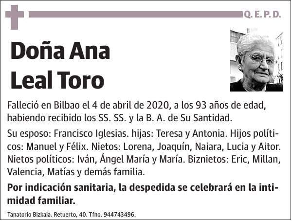 Ana Leal Toro