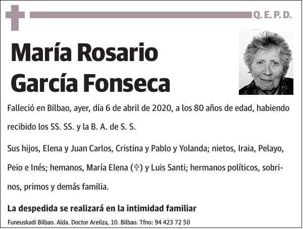 María Rosario García Fonseca