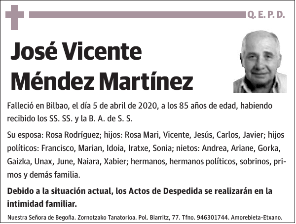 José Vicente Méndez Martínez