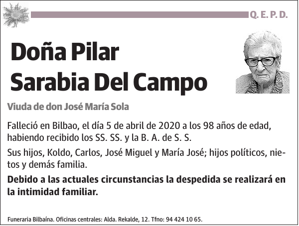 Pilar Sarabia Del Campo