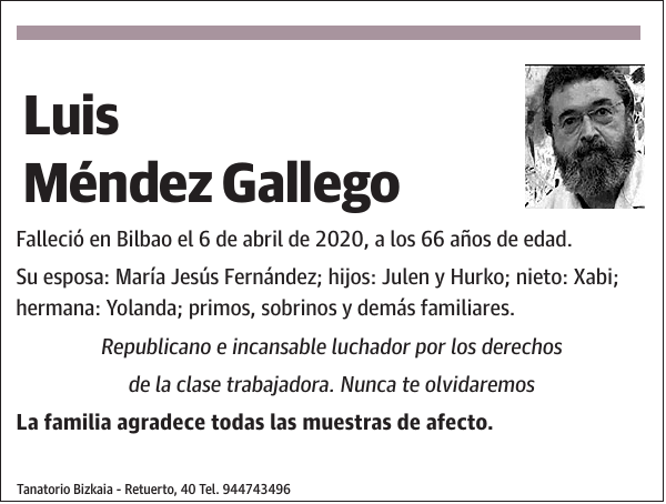 Luis Méndez Gallego