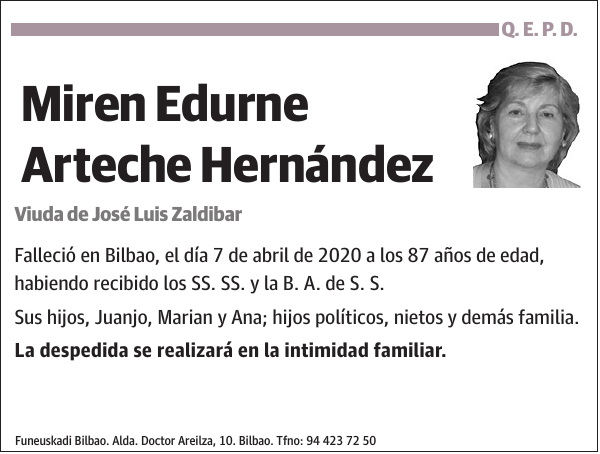 Miren Edurne Arteche Hernández