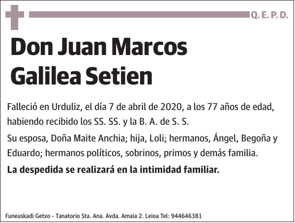 Juan Marcos Galilea Setien