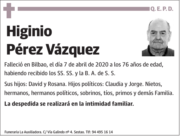 Higinio Pérez Vázquez