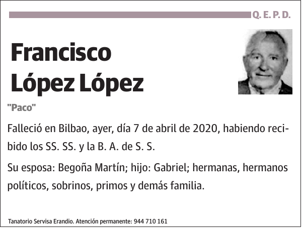 Francisco López López 'Paco'