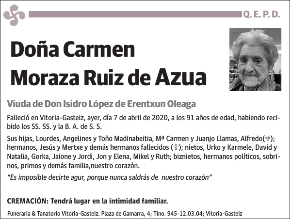 Carmen Moraza Ruiz de Azua