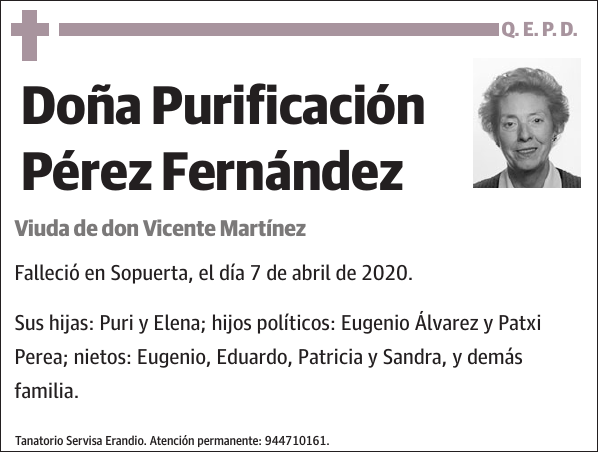 Purificación Pérez Fernández