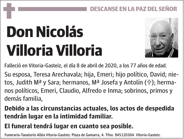 Nicolás Villoria Villoria