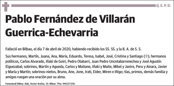 Pablo Fernández de Villarán Guerrica-Echevarria