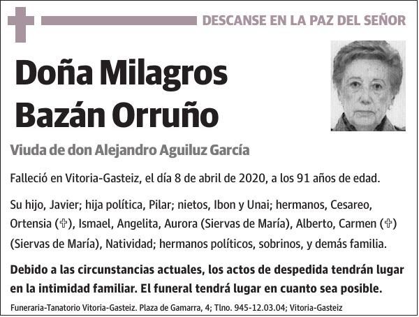 Milagros Bazán Orruño