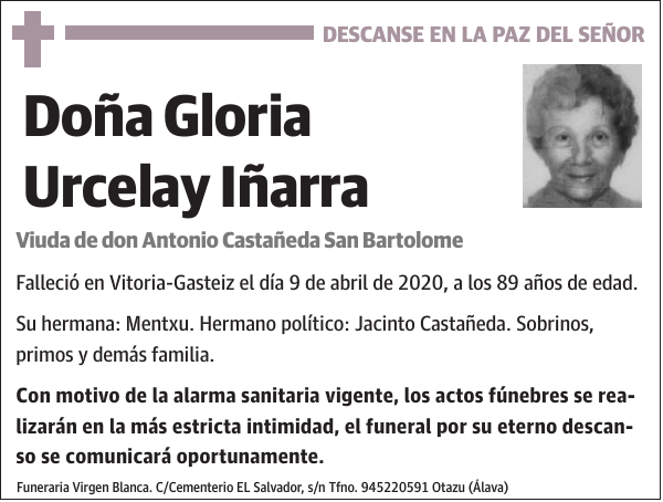 Gloria Urcelay Iñarra