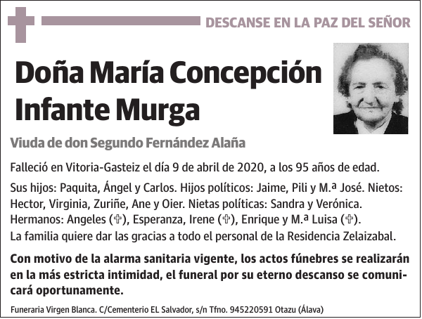 María Concepción Infante Murga