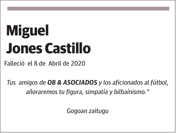 Miguel Jones Castillo