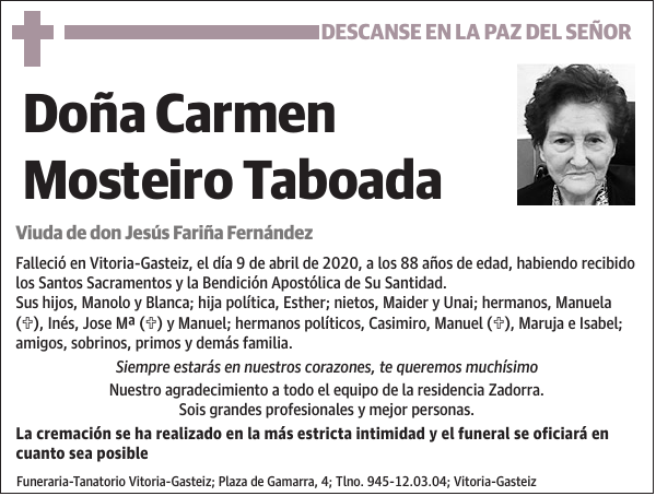 Carmen Mosteiro Taboada