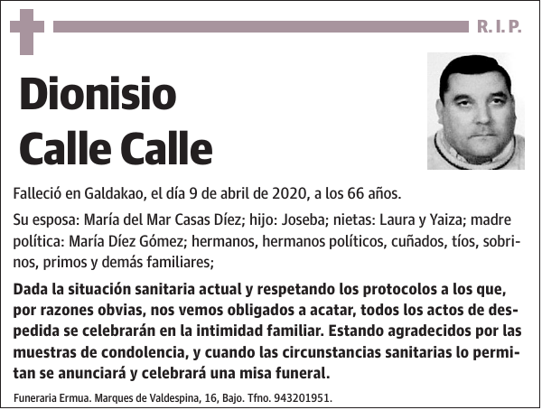 Dionisio Calle Calle