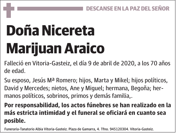 Nicereta Marijuan Araico