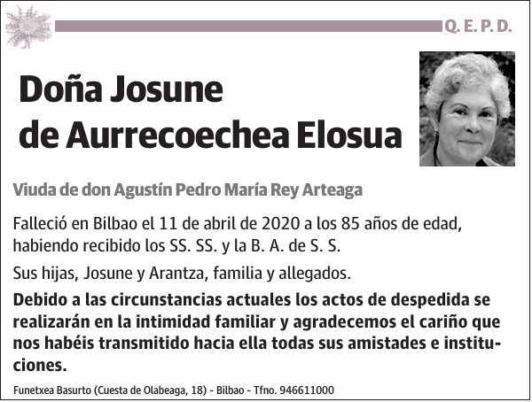 Josune de Aurrecoechea Elosua