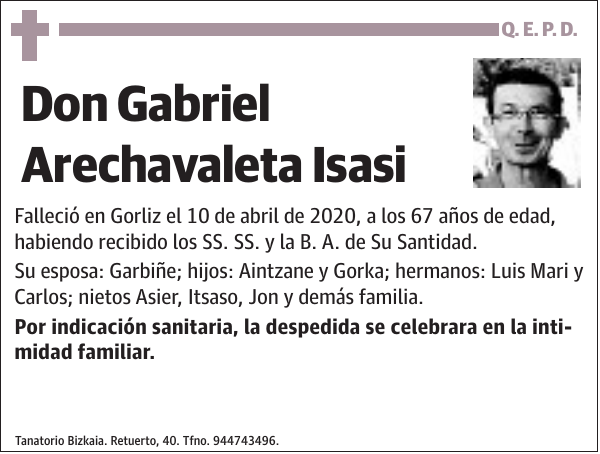 Gabriel Arechavaleta Isasi