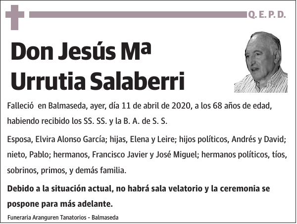 Jesús Mª Urrutia Salaberri