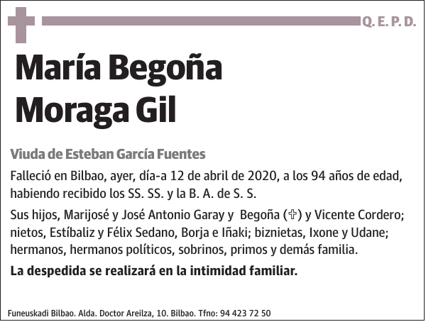 María Begoña Moraga Gil