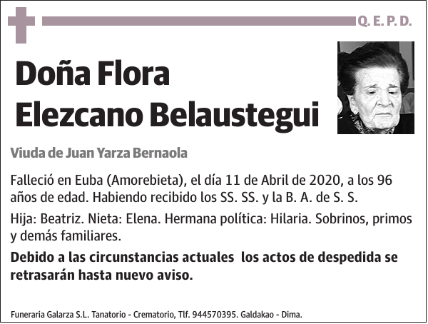 Flora Elezcano Belaustegui