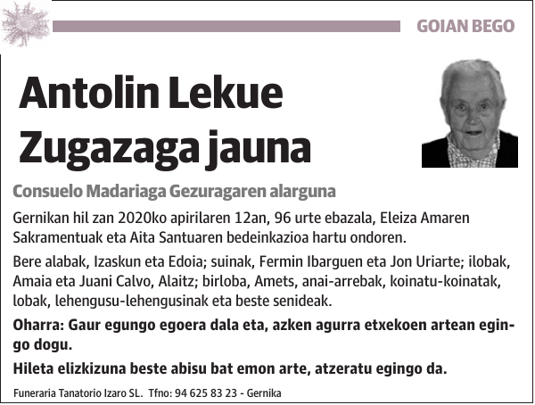 Antolin Lekue Zugazaga