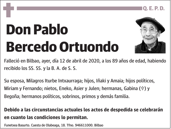 Pablo Bercedo Ortuondo