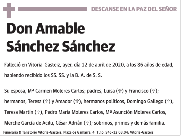 Amable Sánchez Sánchez