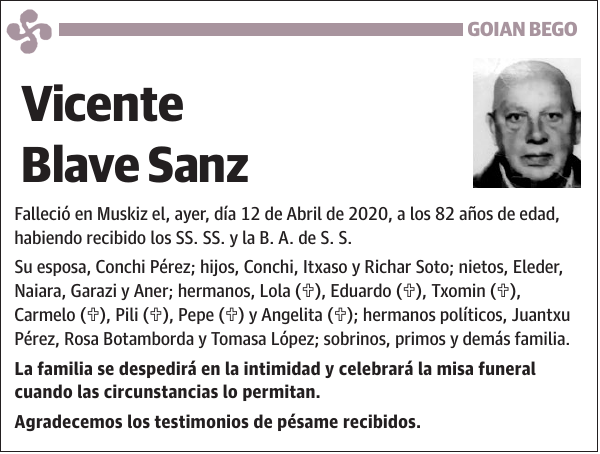 Vicente Blave Sanz