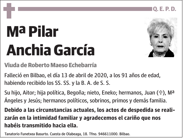 Mª Pilar Anchia García