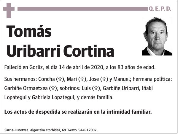 Tomás Uribarri Cortina