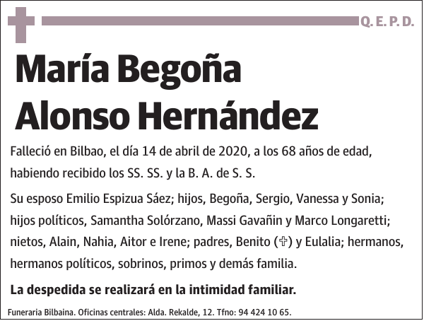 María Begoña Alonso Hernández