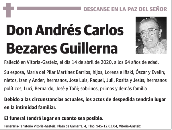 Andrés Carlos Bezares Guillerna