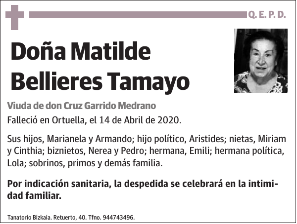 Matilde Bellieres Tamayo